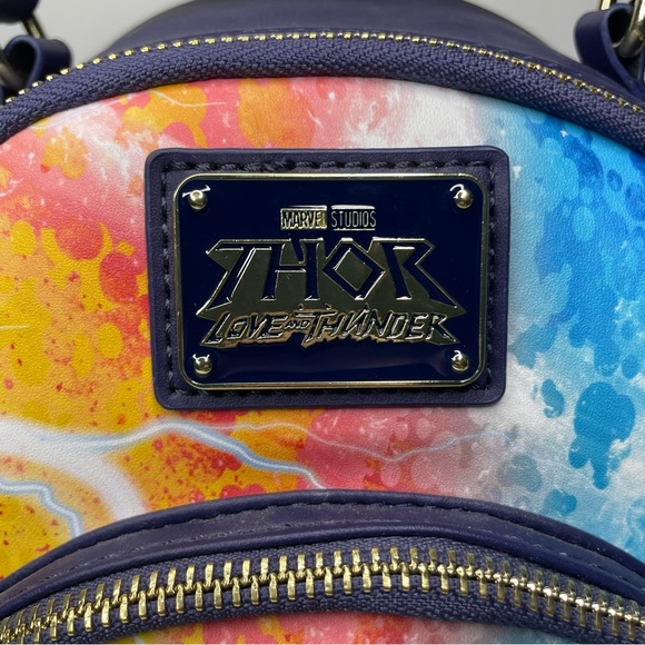 Loungefly | NEW! Marvel Thor Love and Thunder Chibi Mighty Thor Mini Backpack - Picture 8 of 9